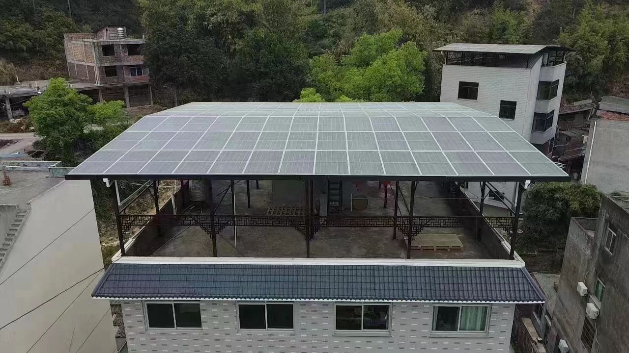 韩城15kw+10kwh自建别墅家庭光伏储能系统